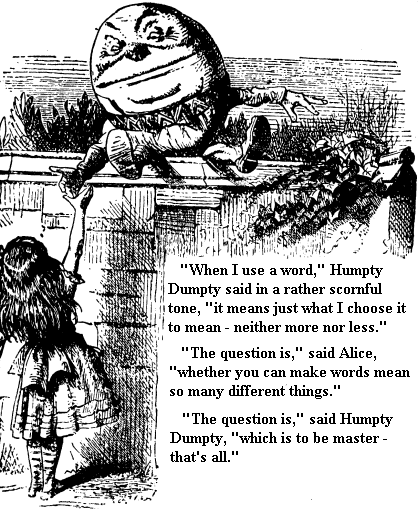 Humpty Dumpty and public morals