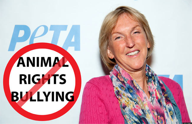 animal-rights bullies, Ingrid Newkirk, PETA