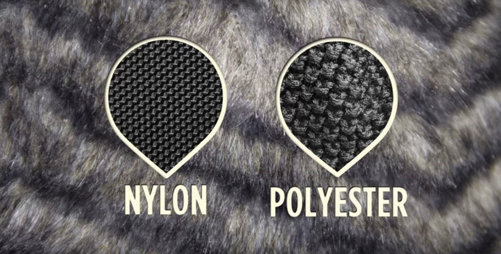 nylon and polyester pollute with microfibres