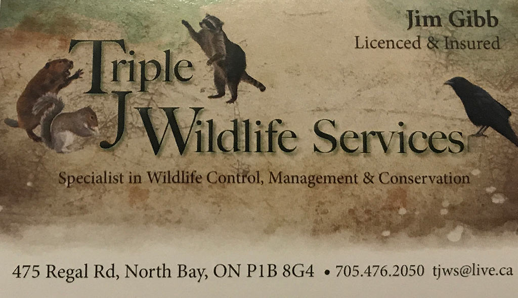 certified trapper has business card and insurance